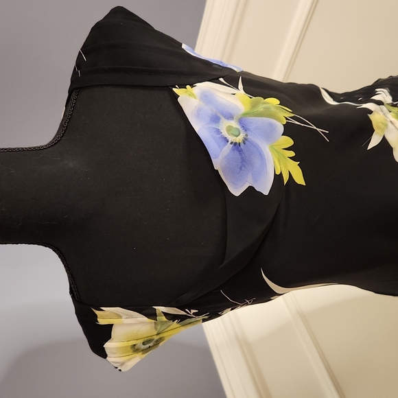 Black Silk Dress - Picture 2 of 7